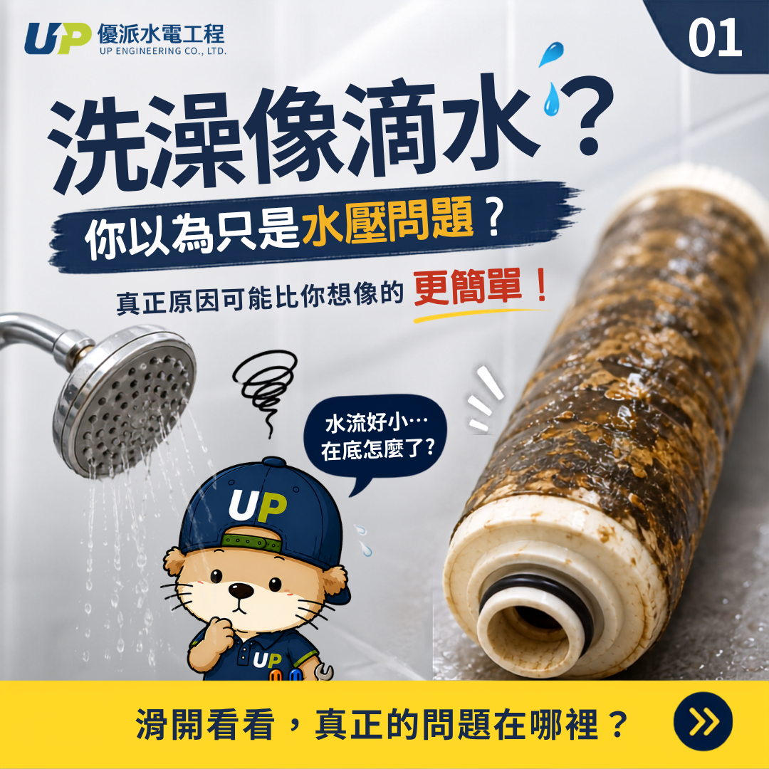 洗澡水量變小與全戶水壓問題封面圖