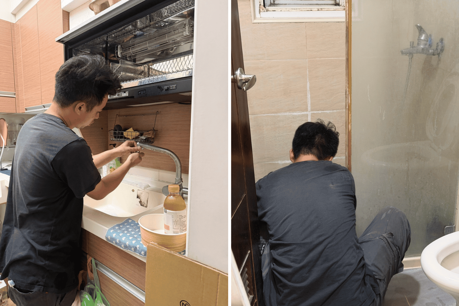 竹北住宅全戶出水量變小檢查